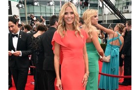 Model and TV personality Heidi Klum attends the 66th Annual Primetime Emmy Awards held at the Nokia Theatre L.A. Live on August 25, 2014 in Los Angeles, California.