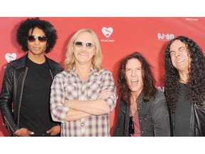 From left, William DuVall, Jerry Cantrell, Sean Kinney and Mike Inez of Alice in Chains will play Metropolis on Aug. 24..