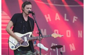 Devon Portielje of the Canadian indie rock band Half Moon Run performs with the group for the 2014 Osheaga Music Festival at Jean-Drapeau Park in Montreal on Sunday, August 3, 2014. Gazette photo by Dario Ayala