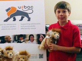 Josh Morris, who asked for money instead of gifts for his 10th birthday, donated $175 to Venturing Out Beyond Our Cancer.