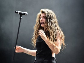 Lorde performs at the 2014 Lollapalooza Day One at Grant Park on August 1, 2014 in Chicago, Illinois. (Photo by Theo Wargo/Getty Images)