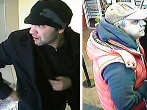 Laval Police are seeking two men in connection with several incidents of fraud in November 2013. If you have info, call 450-662-4636 re: file No. LVL-140403-031.