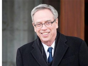 Joe Oliver leaves Rideau Hall after being sworn in as the finance minister March 19, 2014 in Ottawa.