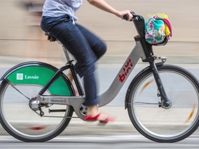 Bixi is an ingrained method of transport in cycling-mad Montreal. (Dario Ayala, Montreal Gazette)