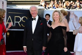 Christopher Plummer and wife Elaine Taylor on the red carpet for the 85th Annual Academy Awards on February 24, 2013 in Hollywood, California.
(FREDERIC J. BROWN/AFP/Getty Images)