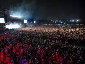 Arctic Monkeys perform on closing day of 2014 Osheaga on Sunday, August 3, 2014. (Dario Ayala / THE GAZETTE)