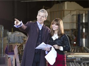 Peter Capaldi as the Doctor and Jenna Coleman as Clara. Over time, Capaldi’s Doctor develops a begrudging mutual respect with Clara.