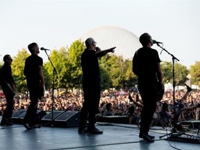 Bad Religion performs during the second day of the 2014 Heavy Montreal festival at Jean-Drapeau Park on Sunday, Aug. 10, 2014.