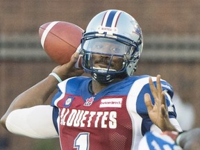 Als' quarterback Troy Smith hopes to snap out of his offensive funk this Friday, against Edmonton.
Graham Hughes/Canadian Press