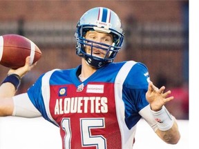 “Where we’re at as a team, we have to find something that works. And I believe I’m that guy,” says Alouettes quarterback Alex Brink.