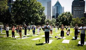 Photo courtesy of Yogathon Montreal