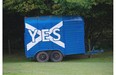 A Yes campaign slogan is painted on the side of a horse box in a field on the Scottish borders on September 10, 2014 in Selkirk, Scotland. The Scottish referendum takes place next week and will determine if Scotland is to remain part of the United Kingdom.