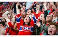 Canadiens fan Sajda Khan cheers a save during Game 7 of last season’s playoff series against the Bruins. Habs fans with access to all of Sportsnet’s channels, will have access to all 82 Canadiens game broadcast in English this season.