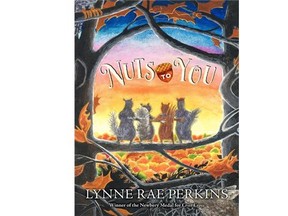 Lynne Rae Perkins’s Nuts to You is a book for middle-grade readers told from the perspective of a squirrel.