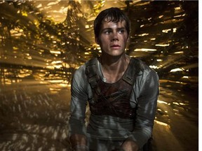 Dylan O’Brien as Thomas in The Maze Runner, a bid to satisfy the Hunger Games demographic