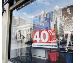 The Jacob store on Ste-Catherine St. W. near Drummond: the company has a third extension as it tries to relaunch after filing for creditor protection in May.