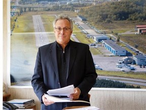 Jean-Daniel Cossette, a pilot, and one of the landowners targeted for expropriation, says the airport should stay as is.