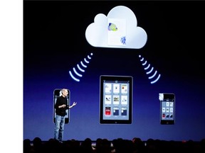 The late Apple CEO Steve Jobs talks about iCloud at the Worldwide Developers Conference in San Francisco in 2011. The circulation of nude photographs stolen from celebrities’ online accounts has thrown a spotlight on the security of cloud computing.