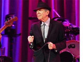 Leonard Cohen performs at the Bell Centre in November 2012.