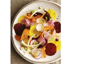 Raw Root Vegetable Salad, from Joy of Kosher, by Jamie Geller