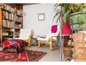The living room in Graziella Malagoni’s 4,000-square-foot apartment.