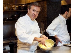 MONTREAL, QUE.: August 20, 2014 -- French-born New York chef Daniel Boulud in the kitchen of Maison Boulud  on Wednesday, August 20, 2014 at the Ritz Carlton. Chef Boulud runs restaurants around the world. (John Kenney / THE GAZETTE)