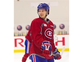 Montreal Canadiens forward Lars Eller says he is “a little lighter but a little more explosive.”