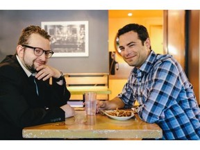 Montreal natives Eli Batalion (left) and Jamie Elman chose to up the ante by creating a web series in Yiddish, albeit with English subtitles. Breaking the Fast, the first episode,is now available for viewing on YidLifeCrisis.com.