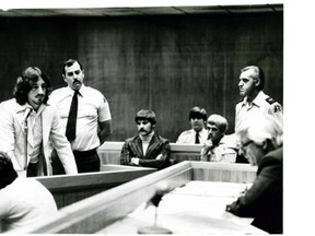 The Parole Board of Canada turned down Gilles Pimparé, shown at left in 1979, for release following a hearing held at the La Macaza Institution.