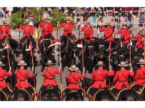The RCMP Musical Ride, first performed in 1887, has returned to Pierrefonds-Roxborough for the 6th time on Sunday, September 28, 2014. The RCMP performed seven shows with free admission to the three weekend shows but spectators were encouraged to donate to the Quebec Society for Disabled Children.