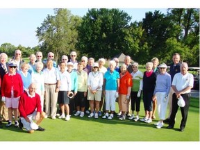 The Royal Montreal Golf Club held its first-ever Fourscore and More Championships for men and women age 80 and over on Sept. 10, 2014. Photo courtesy of MacKay Smith