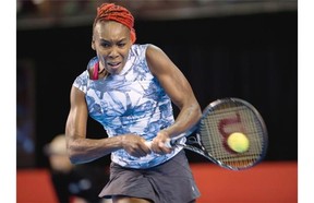 Top seed Venus Williams had reached the semifinal of the Coupe Banque Nationale in Quebec City.