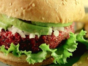 The Beet burger at Copper Branch. (Photo courtesy of Copper Branch)