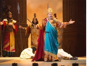 Veteran Italian baritone Paolo Gavanelli performs the title role in Nabucco. (Photo: Yves Renaud)