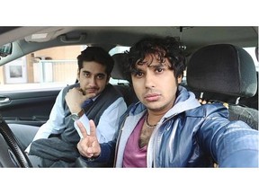 Vinay Virmani, left, and Kunal Nayyar star in Dr. Cabbie.