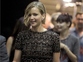 Jennifer Lawrence attends the 2014 iHeartRadio Music Festival on September 19 in Las Vegas.