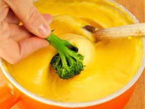 A comfortable autumn supper is made with trusty broccoli and a well flavoured cheese sauce.