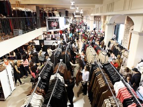 La Grande Braderie de mode québécoise, Oct. 21, 2014: It's on again this through Sunday.