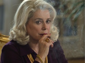 Catherine Deneuve looks a little disengaged as Renée Le Roux, a casino owner, in L'Homme qu'on aimait trop.