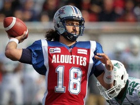 There's no denying the Alouettes are Jonathan Crompton's team now, following Thursday's release of Troy Smith.
John Mahoney/The Gazette