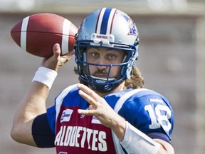 His statistics might not be great, but Als' quarterback Jonathan Crompton wins games.
Graham Hughes/Canadian Press