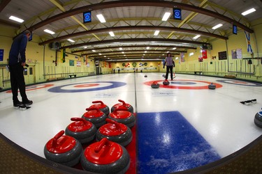 If it's too cold outside you could try curling, a view from the ice