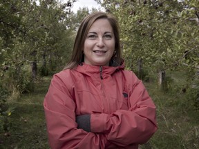 Danie Deschênes, mayor of Notre-Dame-de-L'île-Perrot, Saturday, Oct. 11, 2014.