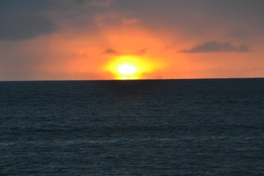 Summer sunset in Maui.