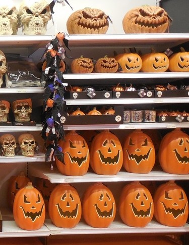 Scary pumpkins.