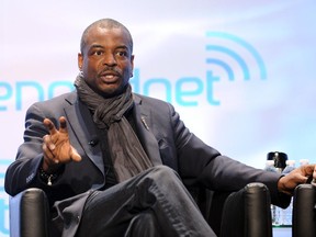 LeVar Burton speaks at Engadget Expand NY 2013 in New York City.