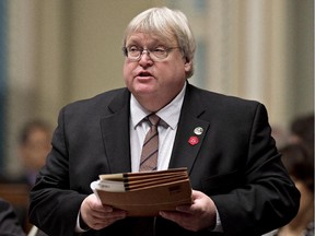 Quebec Health Minister Gaetan Barrette on Thursday, Oct. 9, 2014.