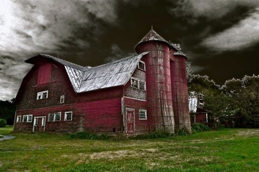A shot of the Macaulay farm.