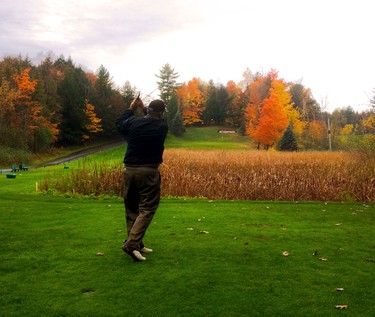 Como Golf in Hudson is a great place to play especially in the Fall.