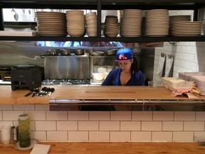 Raquel Zagury in the kitchen at Sumac.